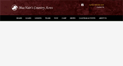 Desktop Screenshot of macnairscountryacres.com